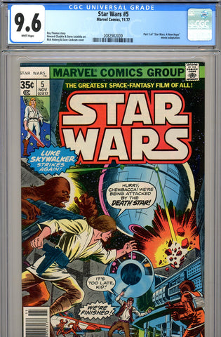 Star Wars #05 CGC graded 9.6 - Part V of movie adaptation - SOLD!
