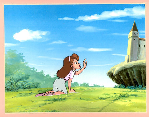 Original production cel -"Thumbelina"- by Golden Films 249 MATTED