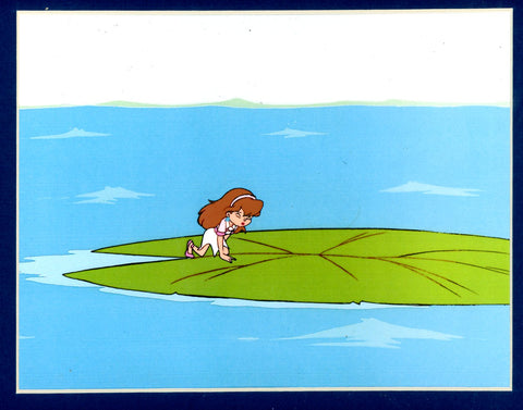 Original production cel -"Thumbelina"- by Golden Films 250 MATTED