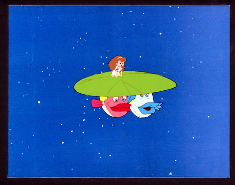 Original production cel -"Thumbelina"- by Golden Films 253 MATTED