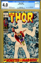 Thor #169 CGC graded 4.0 - Romita cover - origin of Galactus