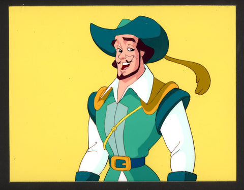 Original production cel -"Three Musketeers"- by Golden Films 121 MATTED
