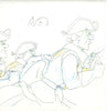 Original production cel -"Three Musketeers"- by Golden Films 124 SIZE 19.50" x 9"