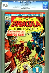 Tomb Of Dracula #42 CGC graded 9.6  Blade cover/story