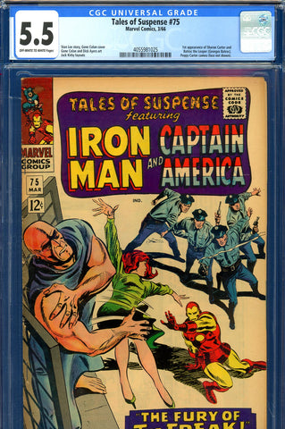 Tales Of Suspense #75 CGC graded 5.5 first appearance of Sharon Carter - SOLD!
