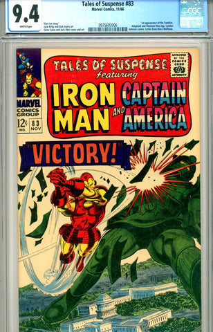 Tales of Suspense #83 CGC graded 9.4 WP SOLD!