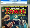 Tales of the Zombie #3 CGC graded 9.4 white pages SOLD!