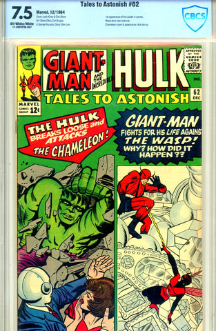 Tales to Astonish #62 CBCS graded 7.5 first Leader (cameo) SOLD!