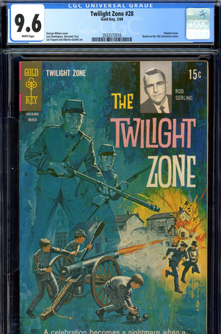 Twilight Zone #28 CGC graded 9.6 white pages - SOLD!