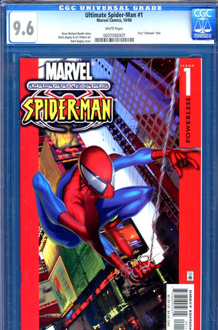 Ultimate Spider-Man #01 CGC graded 9.6 first printing - 1st "Ultimate" title - SOLD!