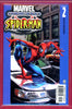 Ultimate Spider-Man #2 CGC graded 9.8 Spider-Man on car cover - SOLD!