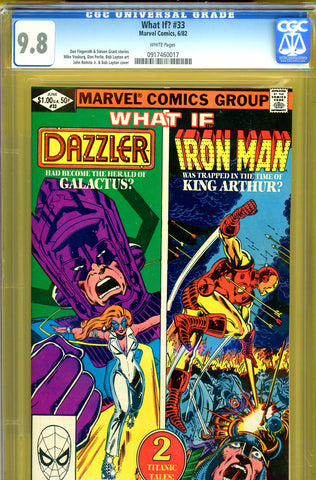 What If? #33 CGC graded 9.8 - double feature - Romita Jr. and Layton art - HIGHEST GRADED