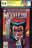 Wolverine Limited Series #1 CGC graded 9.4 "Signature Series" triple signed