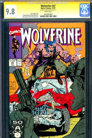 Wolverine #47 CGC graded 9.8 - Signature Series Larry Hama story HIGHEST GRADED - SOLD!
