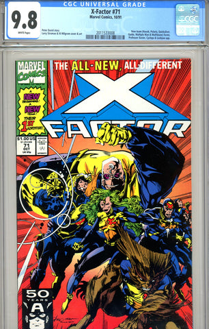 X Factor #71 CGC graded 9.8 new team HIGHEST GRADED SOLD!