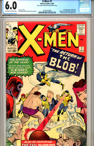 X-Men #007 CGC graded 6.0 second Blob SOLD!