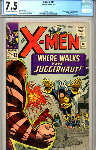 X-Men #013 CGC graded 7.5 second Juggernaut - SOLD!