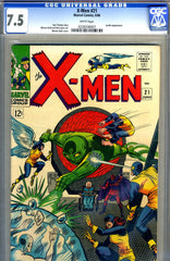 X-Men #21   CGC graded 7.5 - SOLD