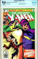 X-Men #142 CBCS graded 9.6 - deaths of future X-Men SOLD!