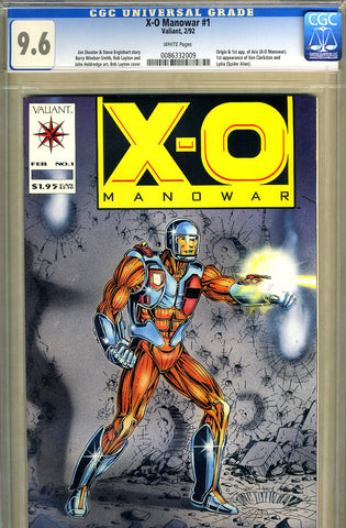 X-O Manowar #01 CGC graded 9.6 - first appearance - SOLD!