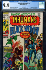 Amazing Adventures #03 CGC graded 9.4 Inhumans/Black Widow cover/stories