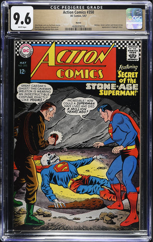 Action Comics #350 CGC graded 9.6  Batman, G. Lantern, G. Arrow appearance  PEDIGREE