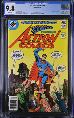 Action Comics #499 CGC graded 9.8  HIGHEST GRADED Vartox appearance