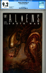 Aliens: Earth War #1 CGC graded 9.2 - painted cover