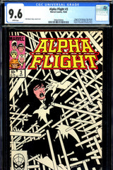 Alpha Flight #03 CGC graded 9.6 origin of Guardian -origin of M.O.T.W.
