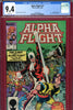 Alpha Flight #17 CGC graded 9.4  cover homage of  X-Men #109