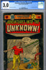 Adventures Into the Unknown #52 CGC graded 3.0 - Lararus cover and art - 3-D effect cover/stories