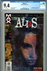 Alias #01 CGC graded 9.4 - first appearance of Jessica Jones - 1st MAX title - SOLD!