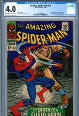 Amazing Spider-Man #042 CGC graded 4.0 M.J. face revealed for 1st time - SOLD!