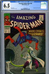 Amazing Spider-Man #044 CGC graded 6.5  second appearance of the Lizard - SOLD!