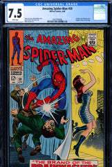 Amazing Spider-Man #059 CGC graded 7.5 first Mary Jane Watson cover - SOLD!