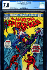 Amazing Spider-Man #136 CGC graded 7.0 first Harry Osborn as Green Goblin