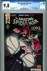 Amazing Spider-Man #795 CGC graded 9.8 Alex Ross cover - Loki appearance HIGHEST GRADED