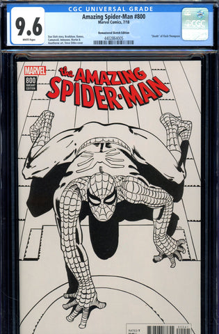 Amazing Spider-Man #800 CGC 9.6 VARIANT COVER (1:1,000 ratio) - SOLD!