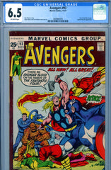Avengers #093 CGC graded 6.5 - Kree-Skrull War begin Adams cover/art - SOLD!
