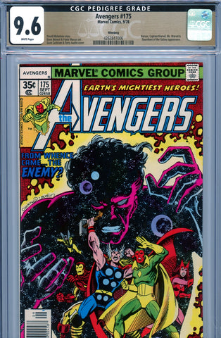 Avengers #175 CGC graded 9.6 Guardians of the Galaxy appearance PEDIGREE - SOLD!