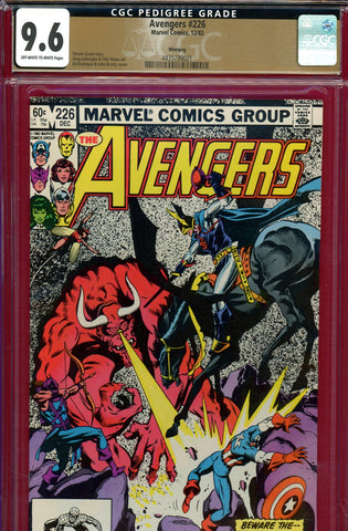 Avengers #226 CGC graded 9.6 - vs. Fomorians  PEDIGREE