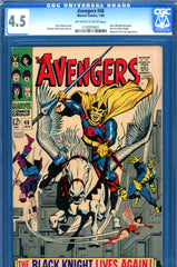 Avengers #048 CGC graded 4.5 - new Black Knight