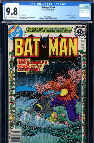 Batman #309 CGC graded 9.8  Blockbuster cover/story - SOLD!