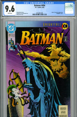 Batman #494 CGC graded 9.6  Joker/Scarecrow cover/story - SOLD!