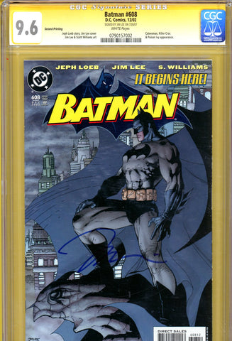 Batman #608 CGC graded 9.6 - Signature Series - 2nd Print - SOLD!