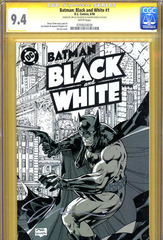 Batman: Black and White #1 CGC graded 9.4  SIGNATURE SERIES (Jim Lee) - SOLD!