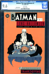 Batman: The Long Halloween #2 CGC graded 9.6 - Sale cover/art