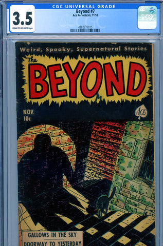 Beyond #07 CGC graded 3.5 - Ace Publications - 1951 - SOLD!