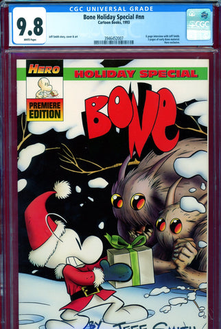 Bone Holiday Special #nn CGC graded 9.8 - HIGHEST GRADED Hero exclusive