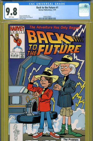 Back To the Future #1 CGC graded 9.8  HIGHEST GRADED  Harvey Publications - SOLD!